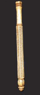 Staff (bâton de commandement); known as the 'staff of Niccolò Trinci' (Side)