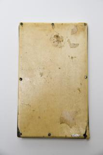 Wing, left (fragment of a diptych), 1 register (plaquette) (Back)