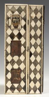 Polyptych, 3 registers (wings), openwork panels, ogee arches (tabernacle; ajouré; colonnettes) (Side)