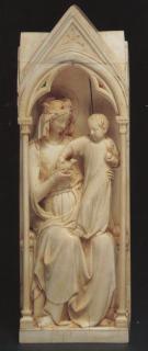 Centre panel (fragment of a polyptych or tabernacle; colonnettes) (Front)