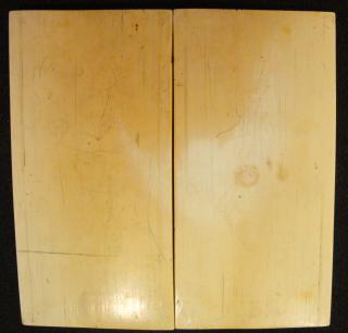 Diptych, 3 registers, 5 arches across (frise d'arcatures) (Back)