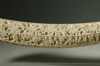 Hunting horn (oliphant) (Detail, side 2)