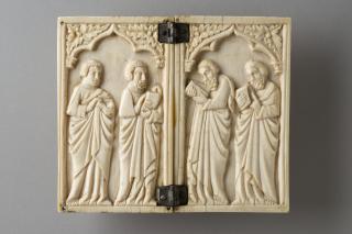 Diptych, 1 registers, 1 arch across (plaquettes) (Front)