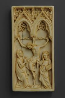 Panel, 1 register, 2 arches across (plaquette; frise d'arcatures) (Front)