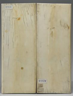 Diptych, 2 registers, 3 arches across (frise d'arcatures) (Back)