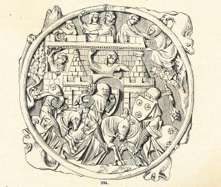 Mirror case (valve de miroir) (Engraving (prior to restoration))