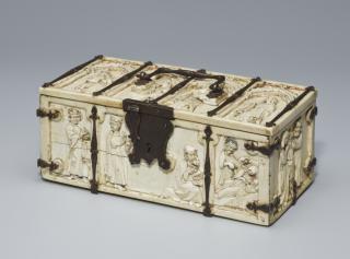 Casket, with arches (coffret; frise d'arcatures; colonnettes) (Front)