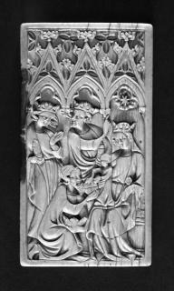 Panel, 1 register, 3 arches across (plaquette; frise d'arcatures) (Front)