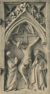 Diptych, 1 register, 1 arch across (plaquette) (Wing, right)