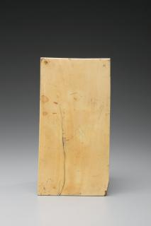 Wing, right (part of a diptych), 1 register, 1 arch across (plaquette) (Back)