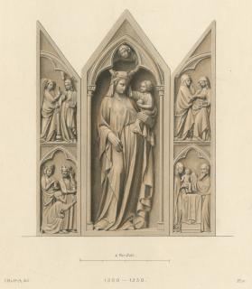 Gabled triptych (tabernacle) (Front)