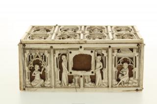 Openwork casket with arches (coffret ajouré; frise d'arcatures) (Body, front)