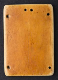 Panel, 1 register, 3 arches across (frise d'arcatures; plaquette) (Back)