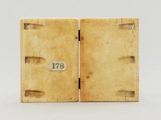 Diptych, 1 register, 2 arches across (frise d'arcatures) (Back)