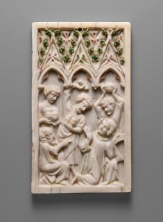 Panel, 1 register, 3 arches across (plaquette; frise d'arcatures) (Front)