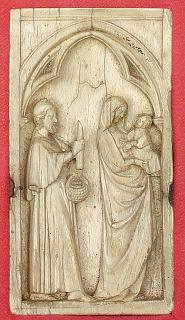 Panel (possibly fragment of a polyptych), 1 register, 1 arch across (plaquette) (Front)