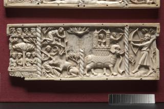 Front panel (fragment of a casket; coffret) (Front)