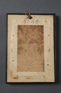 Wing, right (fragment of a diptych), 1 register, 3 arches across (frise d'arcatures; plaquette) (Back)