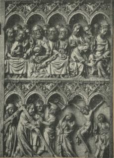 Diptych, 2 registers, 5 arches across (frise d'arcatures) (Wing, right)