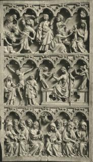 Diptych, 3 registers, 5 arches across (frise d'arcatures) (Wing, right)