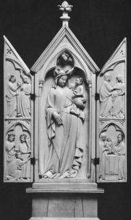 Gabled triptych (tabernacle) (Front)