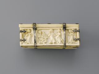 Casket with arches (coffret; frise d'arcatures; colonnettes) (Back)