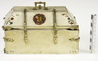 Painted casket (coffret) (Back)