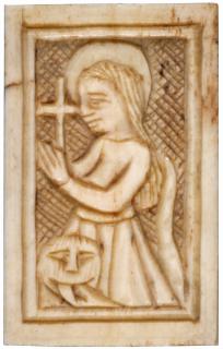 Panel (fragment of a tabernacle?), 1 register (plaquette) (Front)