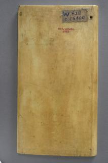 Wing, left (fragment of a diptych), 2 registers, 4 arches across (frise d'arcatures) (Back)