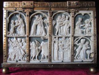 Casket with openwork panels (plaques ajourées; coffret); known as the ‘Flaxley Casket’ (Body, back)