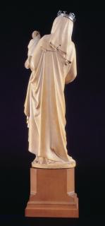 Statuette (part of a group); Virgin and Child from the Abbey Church of Saint-Denis (Vierge de Saint-Denis) (Back)