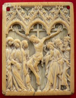 Panel, 1 register, 3 arches across (plaquette; frise d'arcatures) (Front)