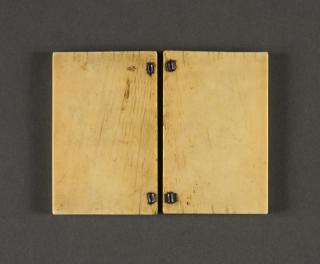 Diptych, 1 register, 3 arches across (frise d'arcatures; plaquettes) (Back)