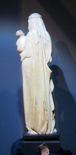 Statuette; known as 'Vierge de Mgr. Cantineau' (Back)