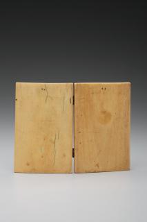 Diptych, 2 registers, 3 arches across (frise d'arcatures) (Back)