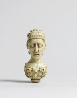 Rosary bead, 2 faces (chapelet)