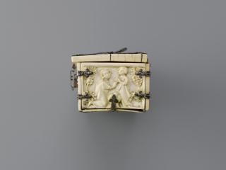 Casket with arches (coffret; frise d'arcatures; colonnettes) (End, right)