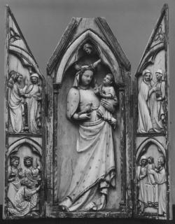 Gabled triptych (tabernacle) (Front)