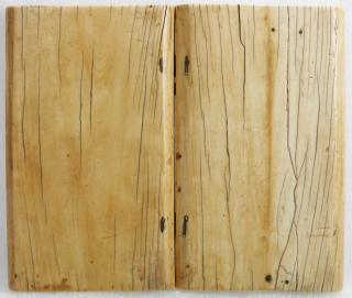 Diptych, 1 register, 1 arch across (plaquettes) (Back)