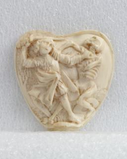 Heart-shaped plaques (fragments of scabbards) (Front (B))