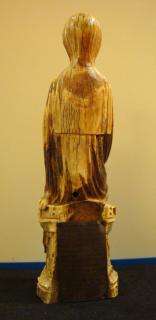 Statuette; also known as Vierge d'Ourscamp (Ourscamp Virgin) (Back)