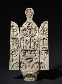 Opening Virgin triptych; known as the 'Vierge ouvrante de Bosc-Guérard' (Front, open)