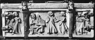 Casket with arches (coffret; frise d'arcatures; colonnettes) (Body, back)