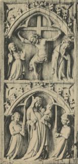 Diptych, 2 registers, 1 arch across (Wing, left)