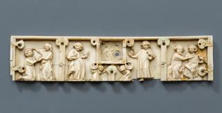 Front panel (fragment of a casket; coffret) (Front)