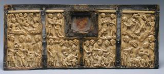 Front panel (fragment of a casket; coffret) (Front)