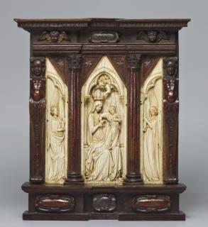 Gabled triptych (tabernacle) (Front)