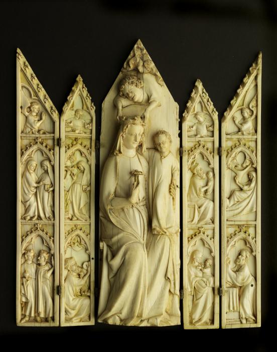 Gabled polyptych (tabernacle) (Front)