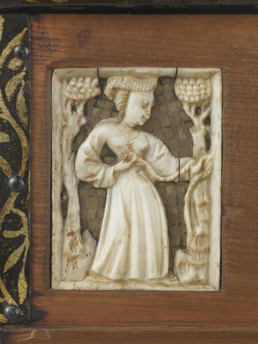 Openwork panels, part of a casket (plaque ajourée; coffret) (Detail (end, right))