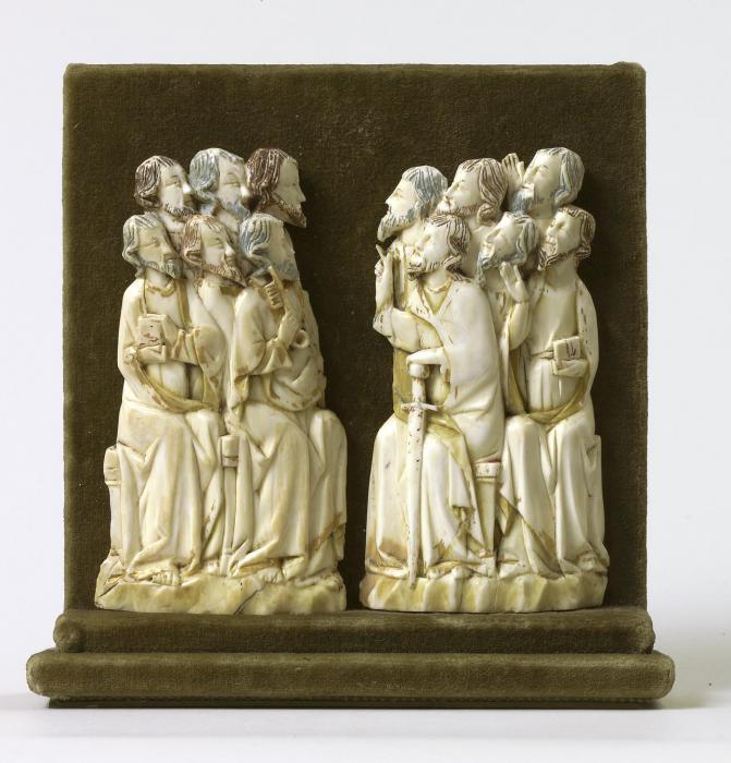 Relief (fragment of a tabernacle or altarpiece; appliqué) (Front)